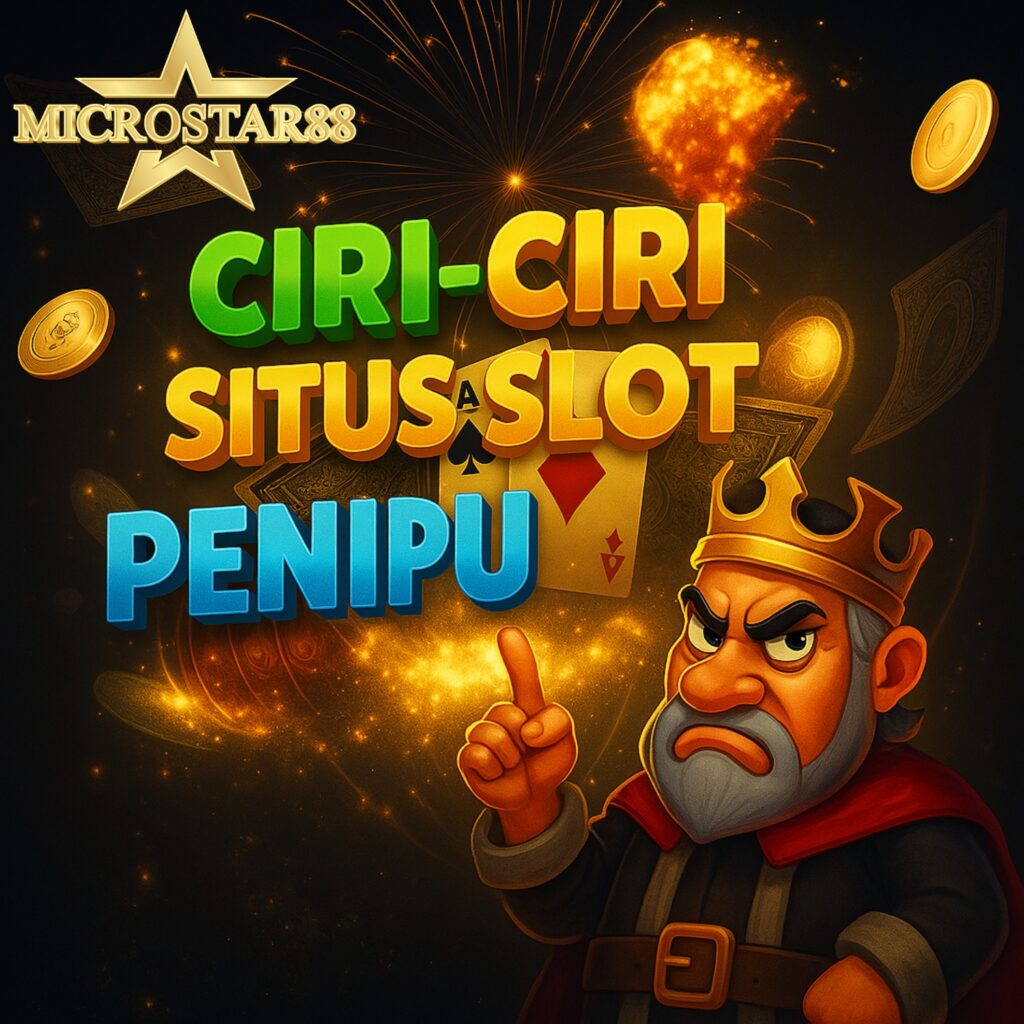 ciri ciri situs slot penipu 2024