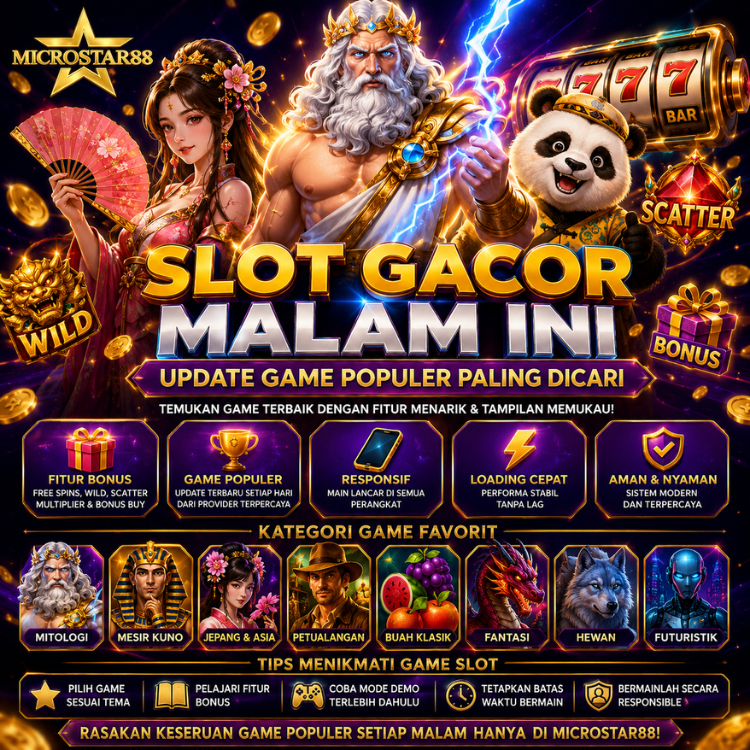 slot gacor malam ini update game populer